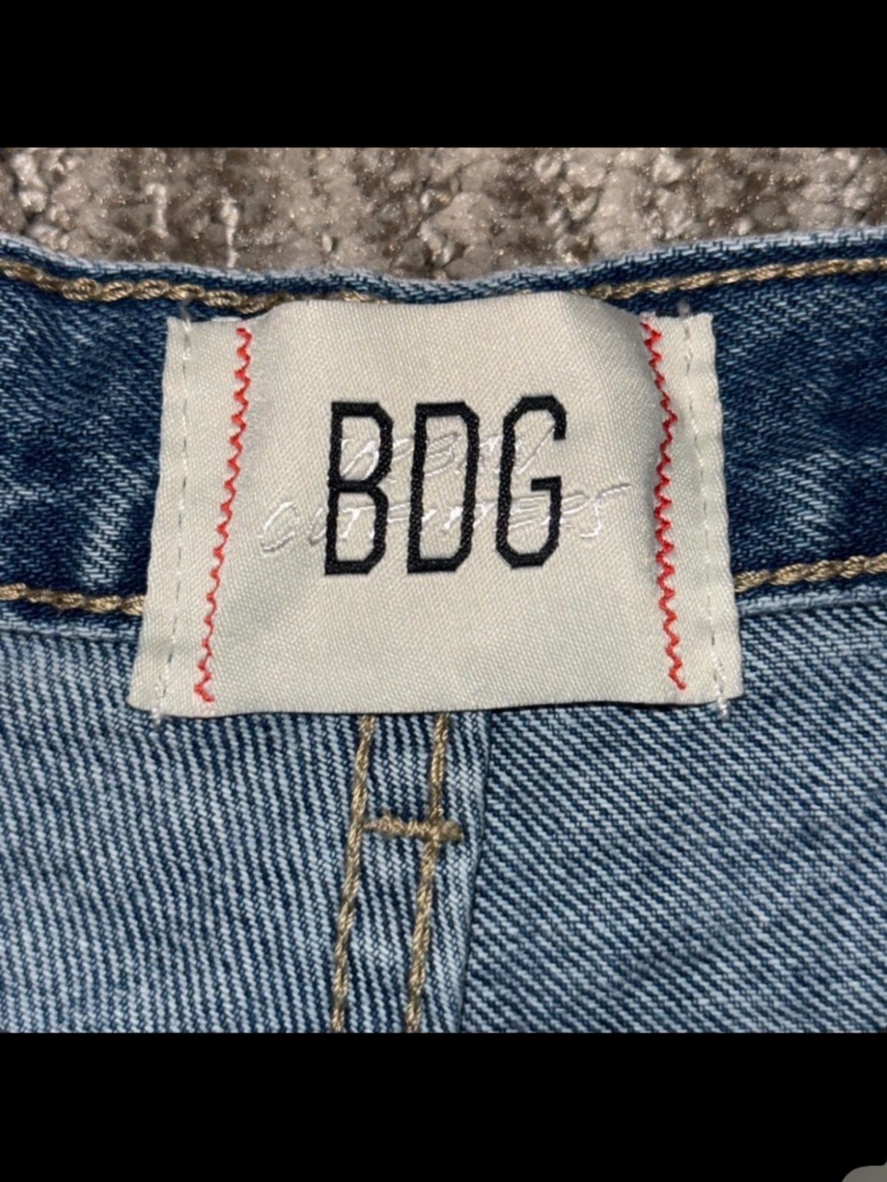 urban outfitters bdg blue carpenter jeans - Picture 5 of 6